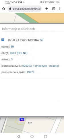 Działka Sprzedaż Pieszyce Dolna 3